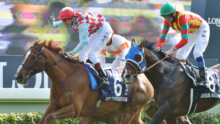 Red Cadeaux: Scored by a short-head for Gerald Mosse
