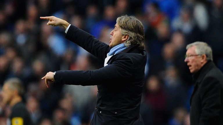 Roberto Mancini: Frustrated by the manner in which his players defended for Robin van Persie's late winner