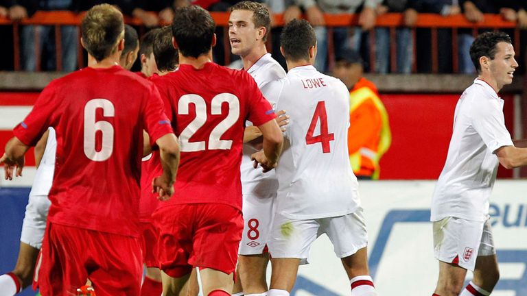 Trouble flared at the England-Serbia U21 game during October