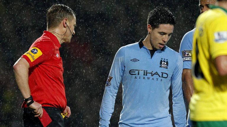 Samir Nasri: Sorry to see Roberto Mancini leave City