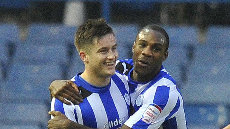Michail Antonio (R): On target for Sheffield Wednesday