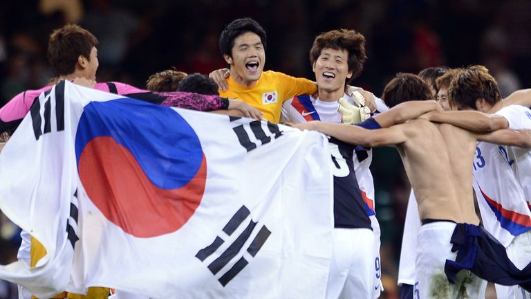 South Korea: Celebrate their victory