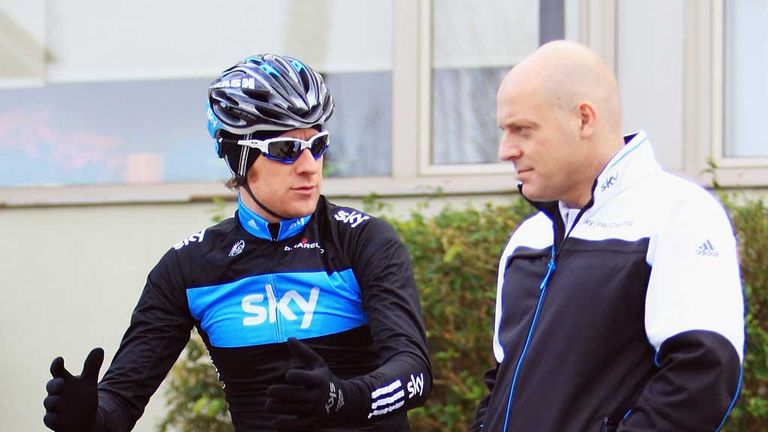 Sirs Bradley Wiggins and Dave Brailsford worked closely together on the composition of Team Sky's Giro squad