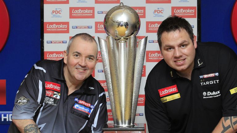 Big guns: Phil Taylor and Adrian Lewis