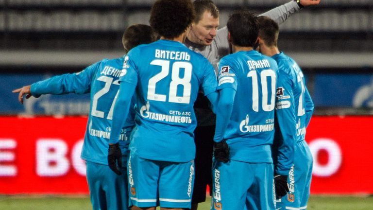 Zenit St Petersburg in recent action