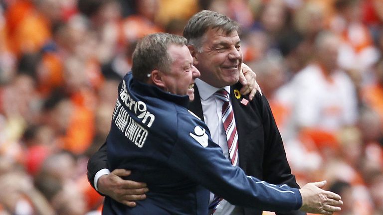 Wally Downes: Celebrating West Ham's Championship play-off final victory over Blackpool