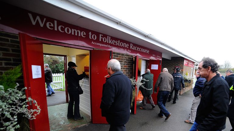 Folkestone: Welcomed racegoers for the final time