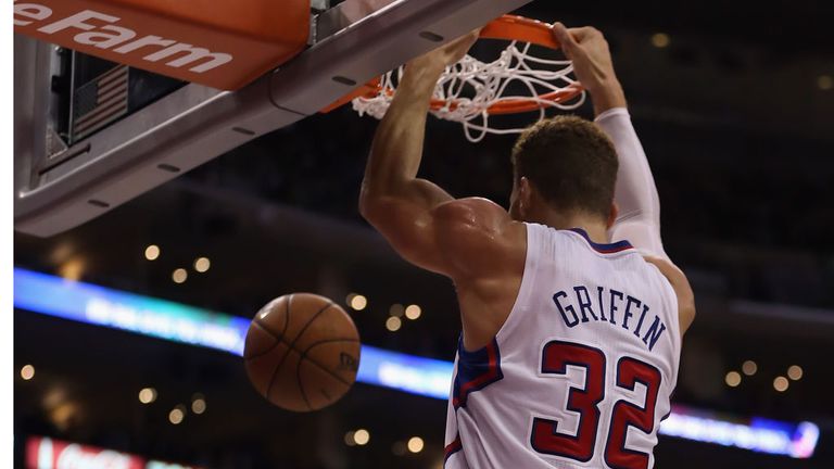 Blake Griffin slams home the Clippers' advantage