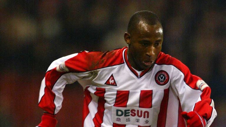 Peter Ndlovu: In action for Sheffield United
