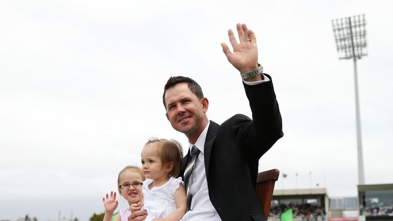 The recently retired Ricky Ponting was in attendance.