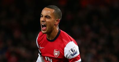 Theo Walcott: Scored hat-trick for Arsenal