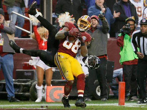 Pierre Garcon: Redskins receiver hauled in a late touchdown catch
