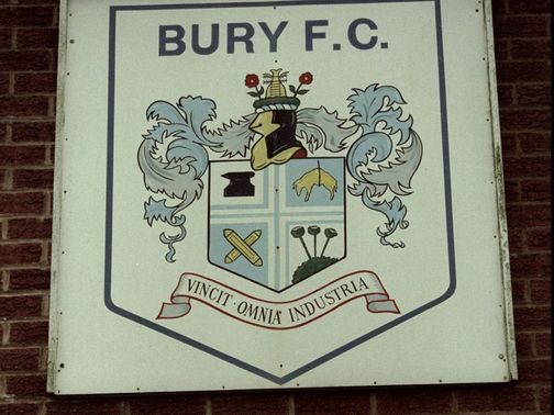 Bury are under an embargo