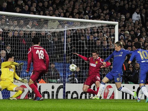 Fernando Torres scored two goals for Chelsea