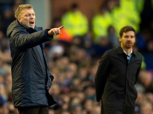 AVB came off second best to Moyes