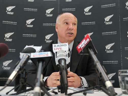 David White at the Black Caps press conference