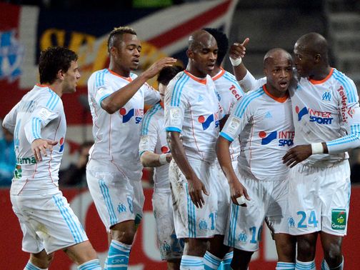 Marseille joined PSG and Lyon at the top