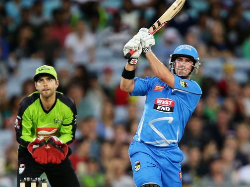 Nathan Reardon: Belted 42 from 20 balls for the Strikers