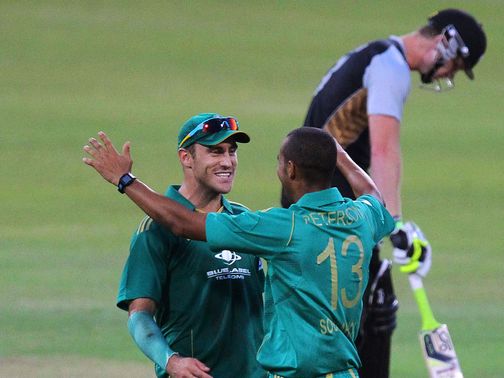 Celebrations for South Africa in Durban