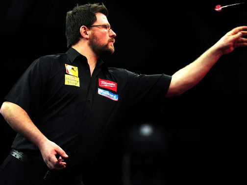 James Wade: Thrashed Peter Hudson 3-0 in World Championship opener