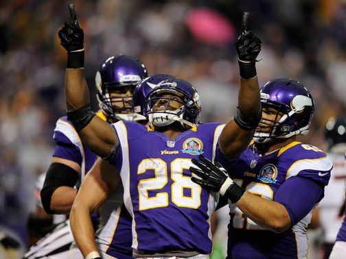 Adrian Peterson: Rushed for 154 yards and two touchdowns