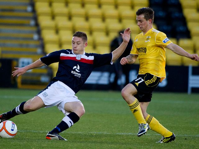 John Baird is put under pressure by Keaghan Jacobs
