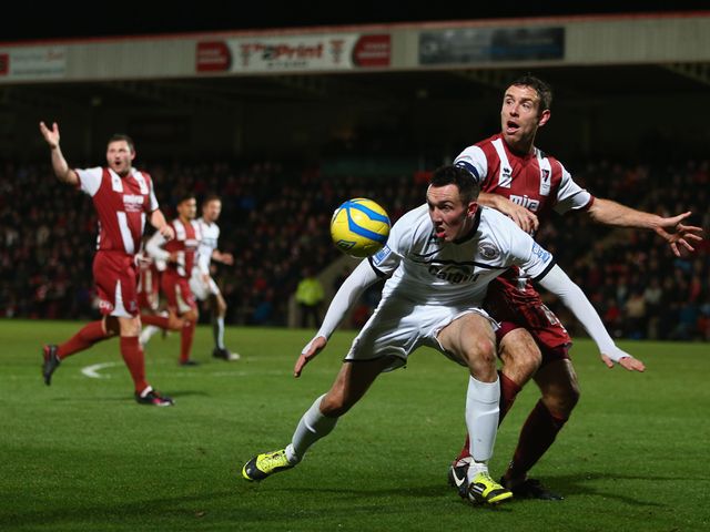 Cheltenham drew 1-1 with Hereford on Monday night.