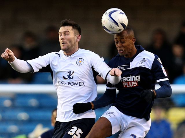 David Nugent and Nadjim Abdou go for a high ball