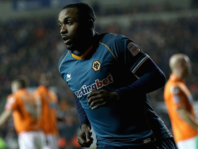 Sylvan Ebanks Blake celebrates his early goal