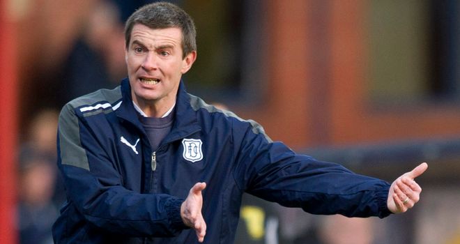 Barry Smith: Not happy with Dundee