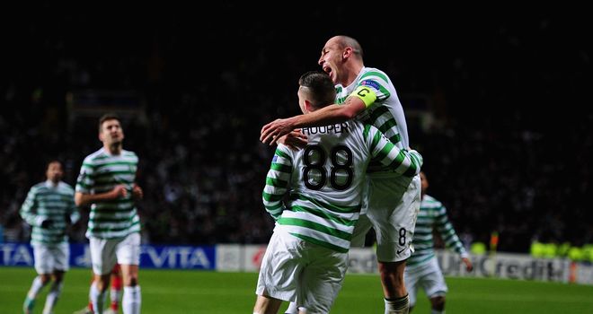 Gary Hooper: Fired Celtic ahead against Spartak Moscow