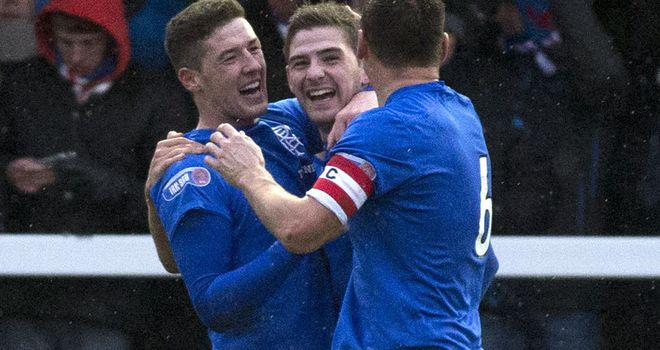 Kyle Hutton celebrates his goal with team-mates