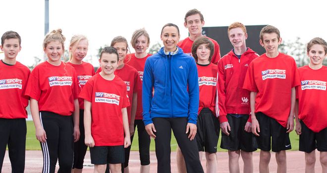 Jessica Ennis: has become an Ambassador for Sky Sports Living for Sport