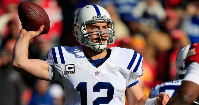 Andrew Luck: broke Cam Newton's single-season rookie record for passing yards