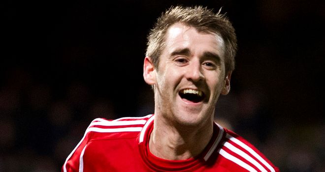 Niall McGinn: Scored both goals in Aberdeen's 2-0 win over Hearts