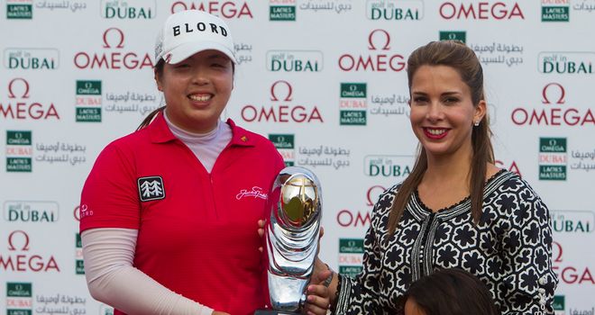 Shanshan Feng: secured the trophy with a closing 69