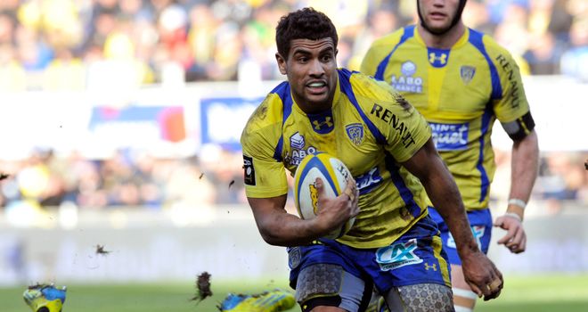 Wesley Fofana: bagged a brace of tries for Clermont in their lop-sided victory over Bayonne