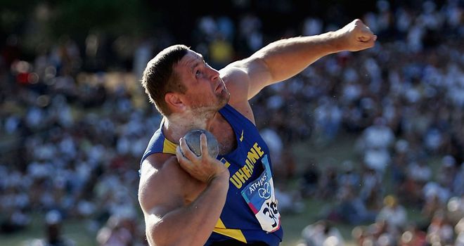 Yuri Bilonog: Has been stripped of his shot-put gold from Athens