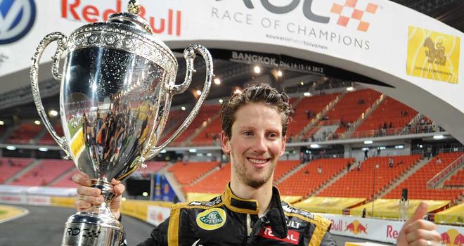 Romain Grosjean: Frenchman collects a big trophy for his mantlepiece