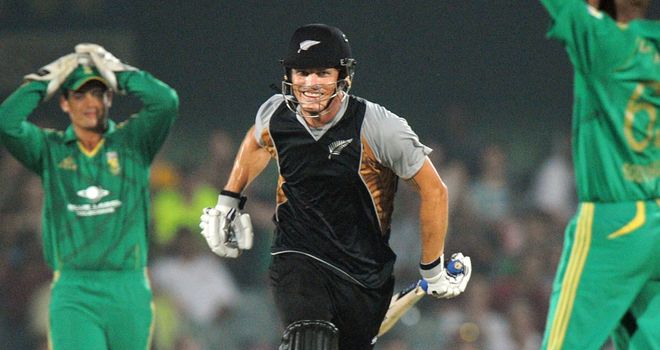 Martin Guptill won the match with a four off the final delivery.