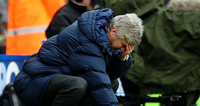 Arsene Wenger is hoping to relieve the pressure with a win at Reading