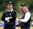 Edoardo Molinari (L) represented Europe at the 2010 Ryder Cup alongside brother Francesco (R)