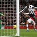 Three minutes since the last goal, Demba Ba loses his marker at the far post to meet a precise cross from Sylvain Marveaux. Three-a-piece.