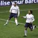 Clint Dempsey celebrates after giving Spurs the lead