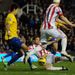 Stoke are back in it on 67 minutes. Matthew Upson slides in to follow up a shot blocked by Fonte, his shot finds it's way through a crowded penalty area.