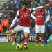 Mikel Arteta makes no mistake from the spot and Arsenal lead 1-0.