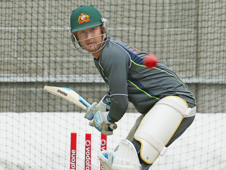 Michael Clarke: Struggling with a hamstring injury