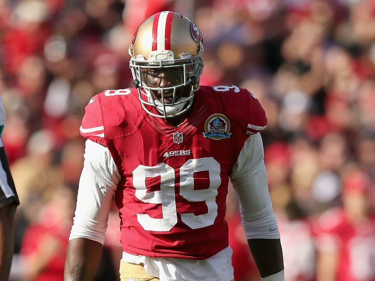 Aldon Smith: Selected as starting outside linebacker for NFC