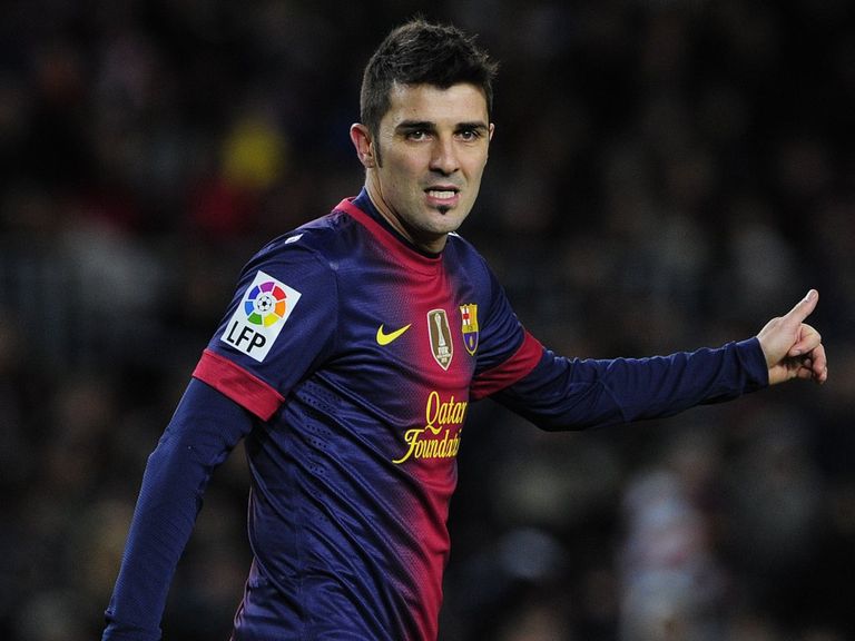 David Villa: The striker has also been linked with Premier League rivals Tottenham and Arsenal