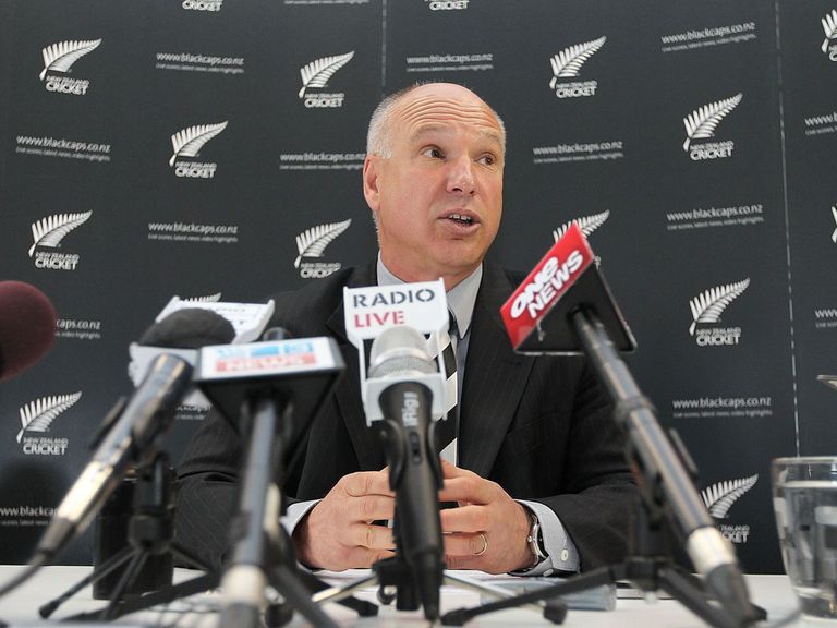 David White at the Black Caps press conference